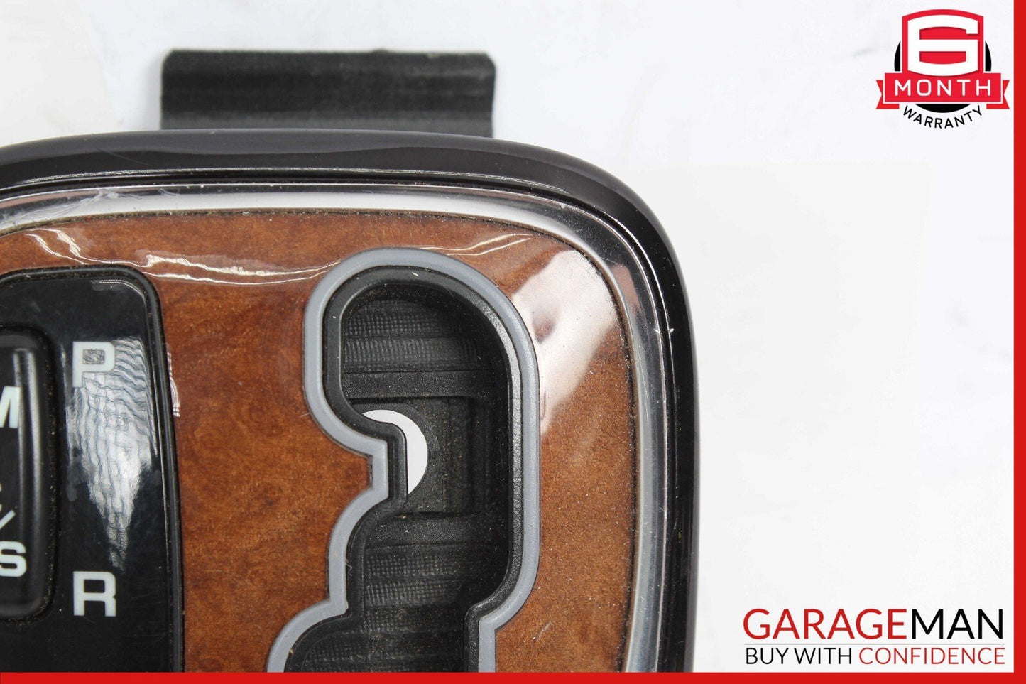 03-06 Mercedes W220 S55 S65 AMG Gear Shifter Bezel Trim Indicator Wood OEM