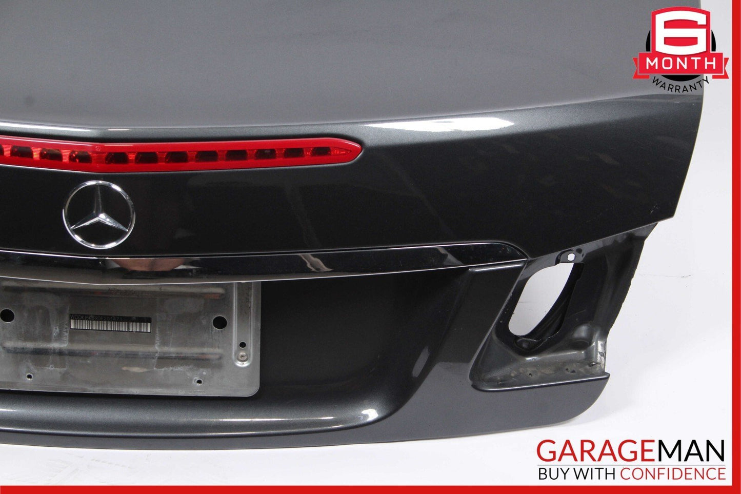 10-13 Mercedes W207 E350 Coupe Rear Trunk Lid Deck Shell Panel Tenorite Grey