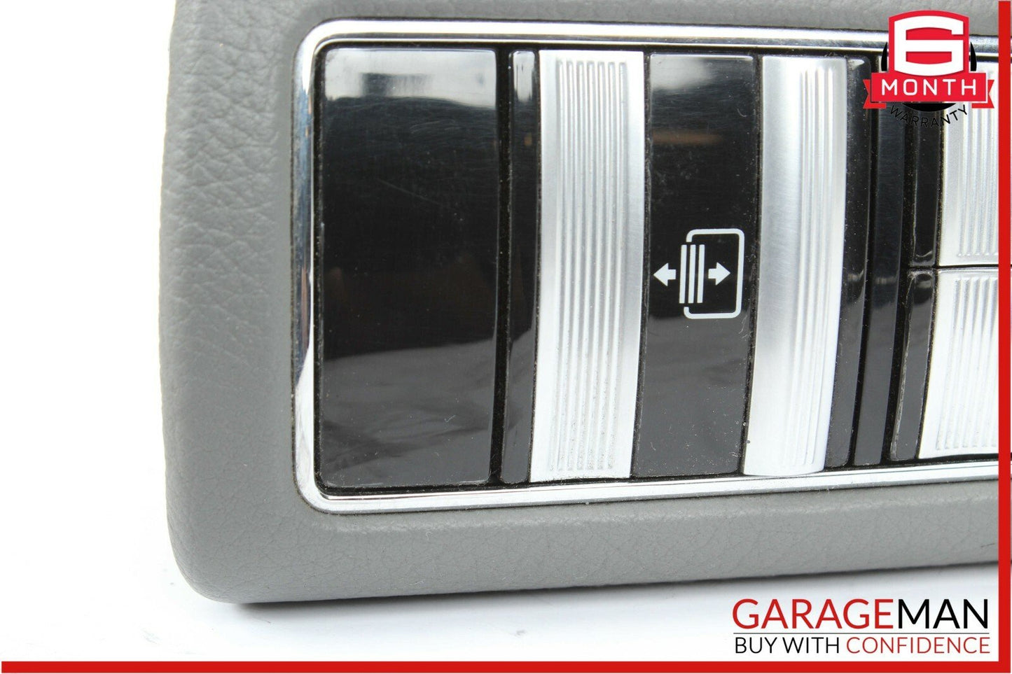 07-13 Mercedes W221 S550 Rear Left Side Door Window Switch Control Trim Gray