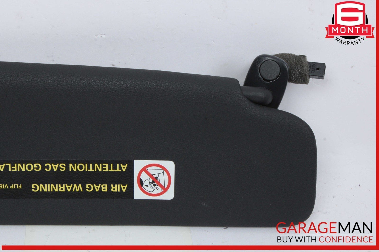 10-17 Audi A5 Front Left Driver Side Sun Visor Sunvisor Black 8H0857551 OEM