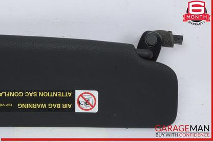 10-17 Audi A5 Front Left Driver Side Sun Visor Sunvisor Black 8H0857551 OEM