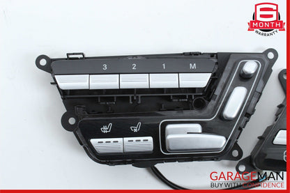 07-13 Mercedes W221 S400 S550 CL600 Front Right Side Seat Control Switch Set OEM