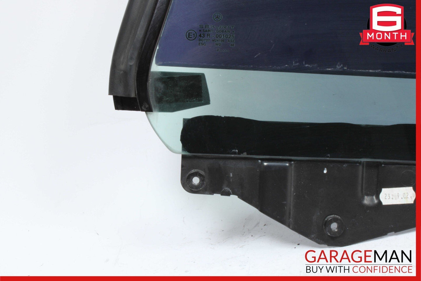 03-11 Mercedes R230 SL500 SL55 AMG Rear Left Door Quarter Window Auto Glass OEM
