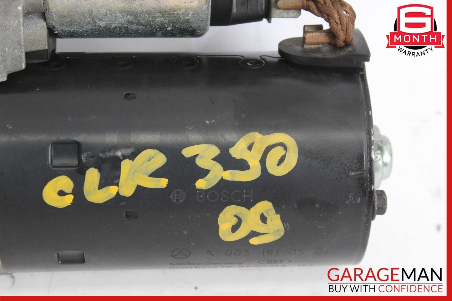 06-09 Mercedes W209 CLK350 SLK350 Bosch Engine Starter Motor 0061510501 OEM