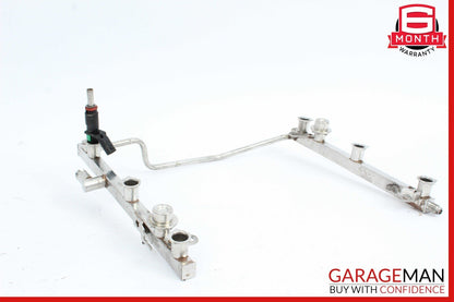 06-11 Mercedes W211 E350 R350 Fuel Injection Rail Line w/ Injectors 2720701395