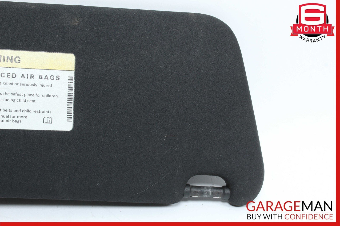 08-14 Mercedes W204 C250 C300 Front Left Side Sun Visor Sunvisor Shade Black OEM