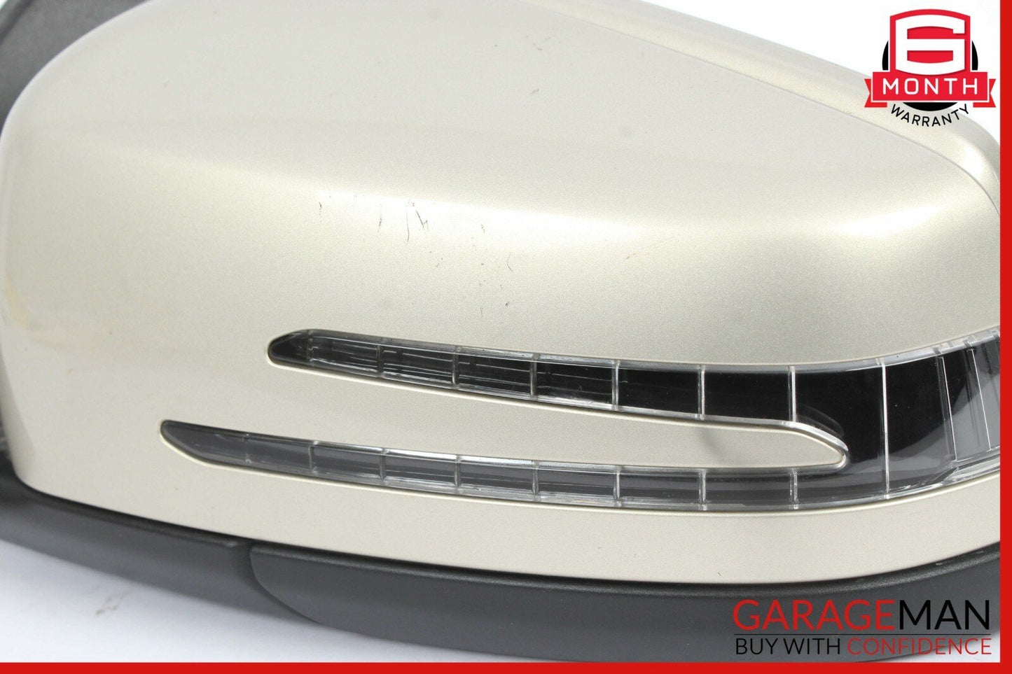 12-14 Mercedes W204 C250 C63 AMG Front Left Side Mirror Rear View Door Beige