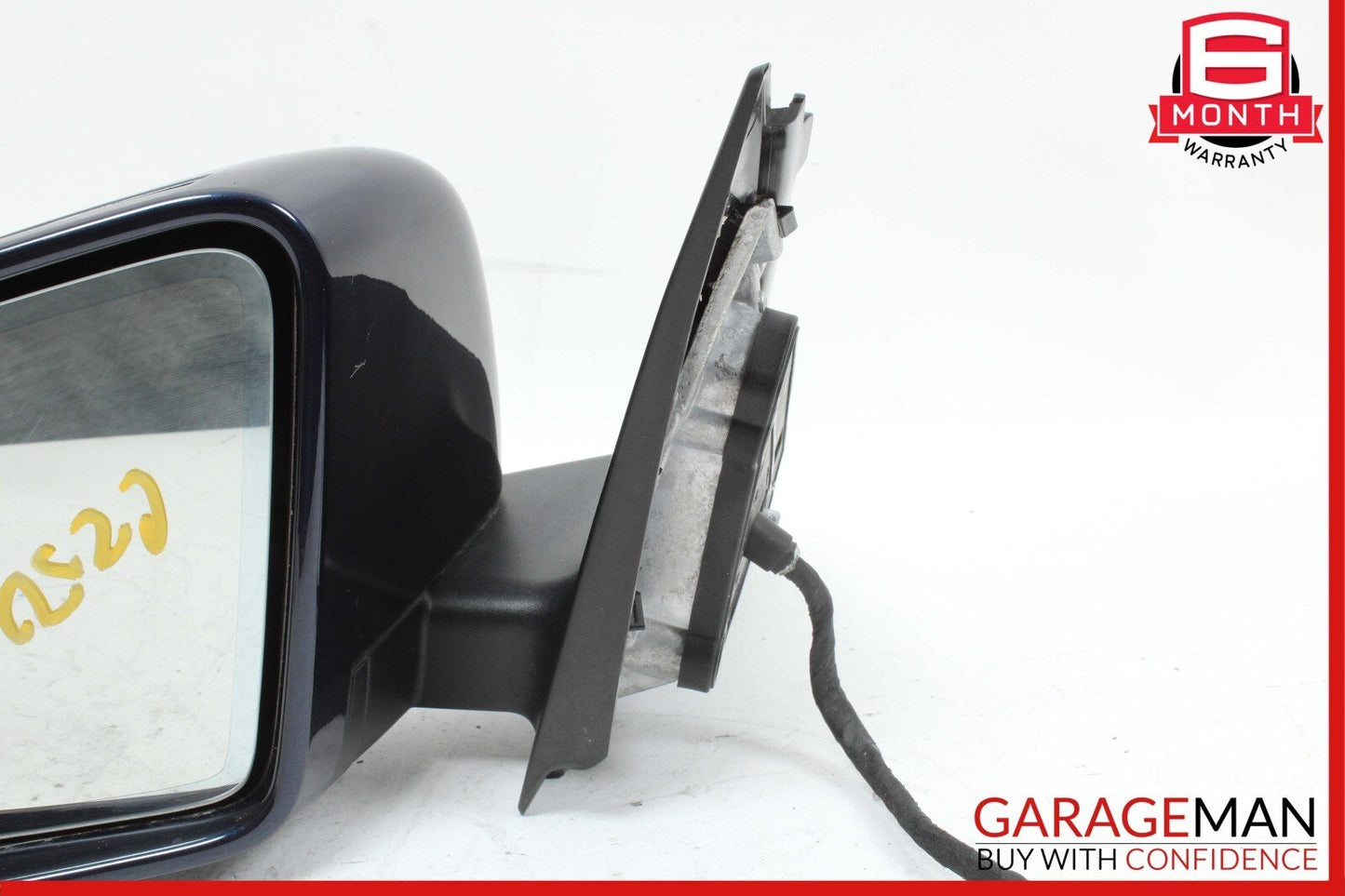 12-14 Mercedes W204 C250 C63 AMG Front Left Side Door Rear View Mirror Blue OEM
