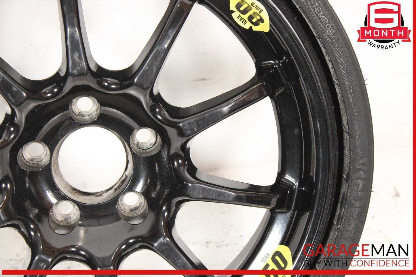 03-12 Mercedes R230 SL500 SL550 Emergency Spare Tire Wheel Donut Rim 17" 17 OEM