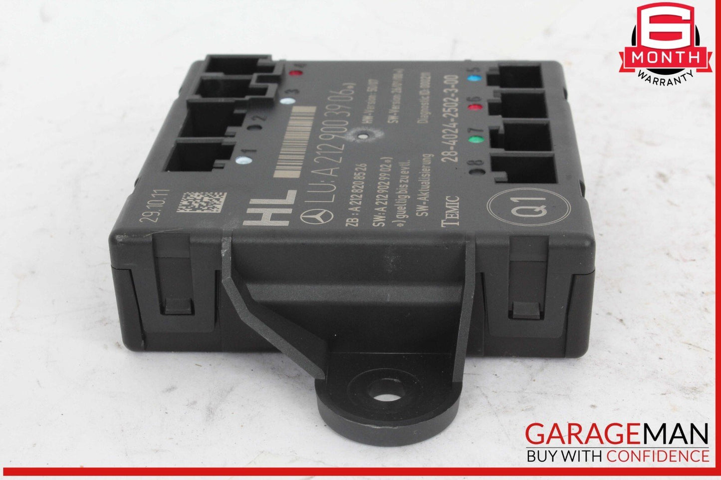 08-18 Mercedes W204 C250 Rear Left Side Door Control Module OEM