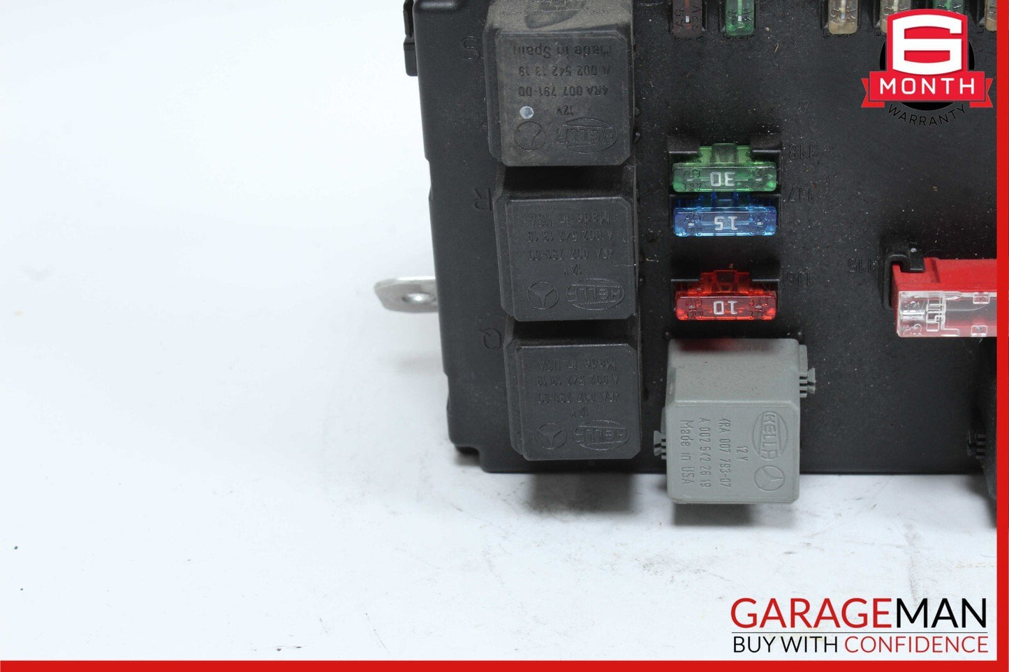 07-09 Mercedes W221 S550 CL550 Rear Trunk Relay Junction Fuse Box 2215403550 OEM