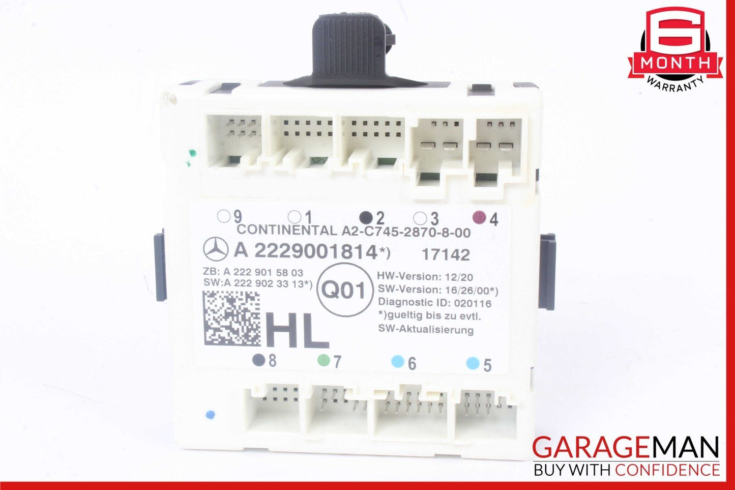 15-18 Mercedes W205 C300 C400 Rear Left Driver Side Door Control Module Unit OEM