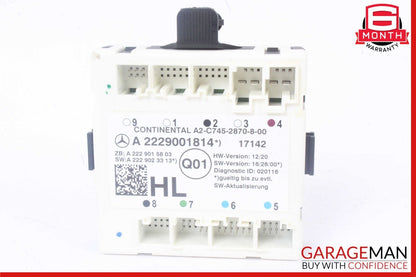 15-18 Mercedes W205 C300 C400 Rear Left Driver Side Door Control Module Unit OEM