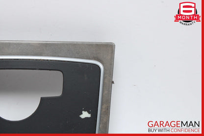 10-13 Mercedes W212 E350 E550 Center Console Switch Trim Cover Bezel Wood OEM
