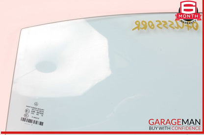 06-11 Mercedes W219 CLS550 CLS500 Rear Right Passenger Side Door Window Glass