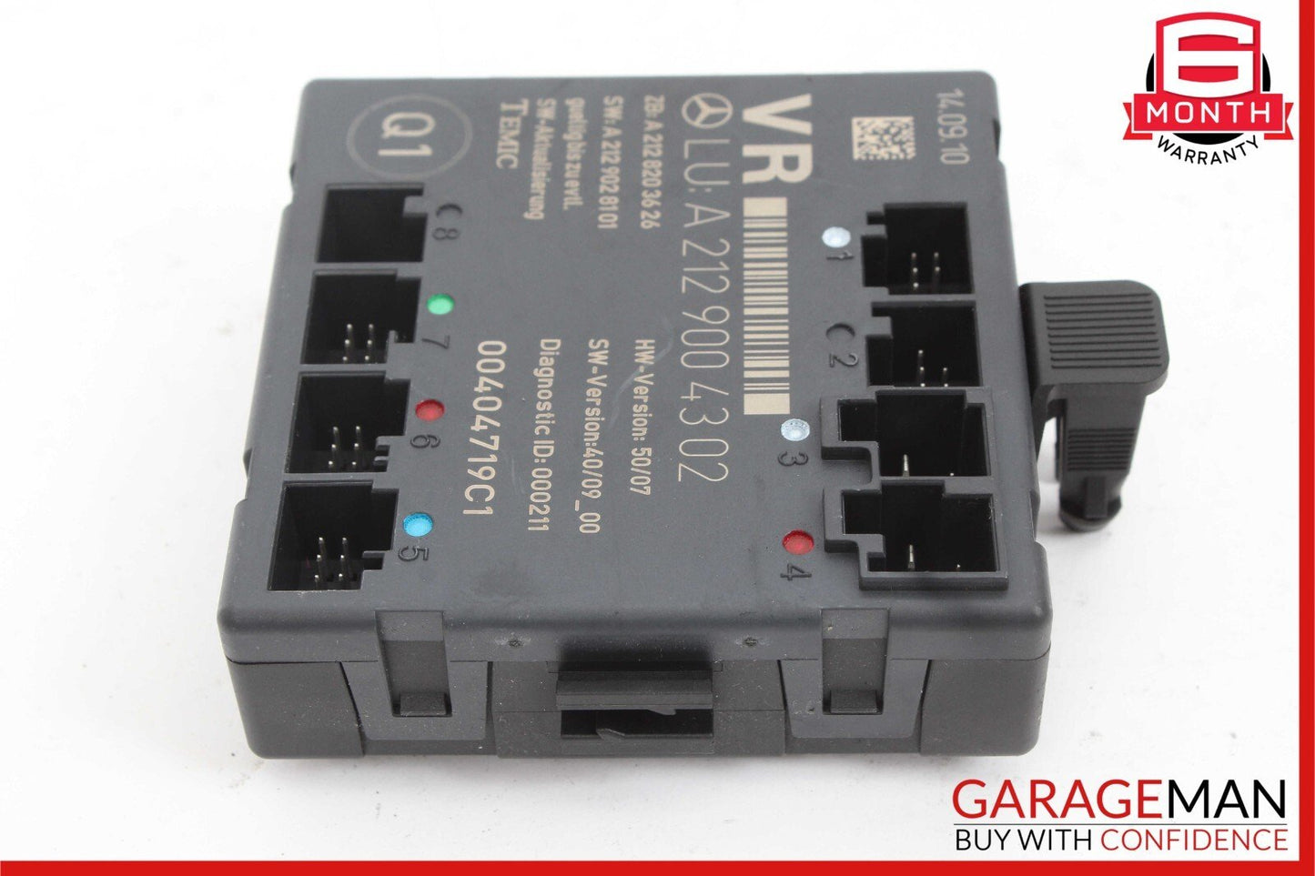 08-18 Mercedes CLS400 E550 C250 C300 Front Right Side Door Control Module Unit