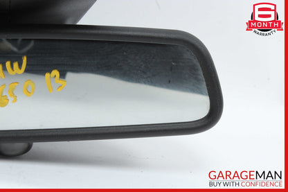 13-19 BMW 650i F06 Interior Rear View Mirror Black OEM