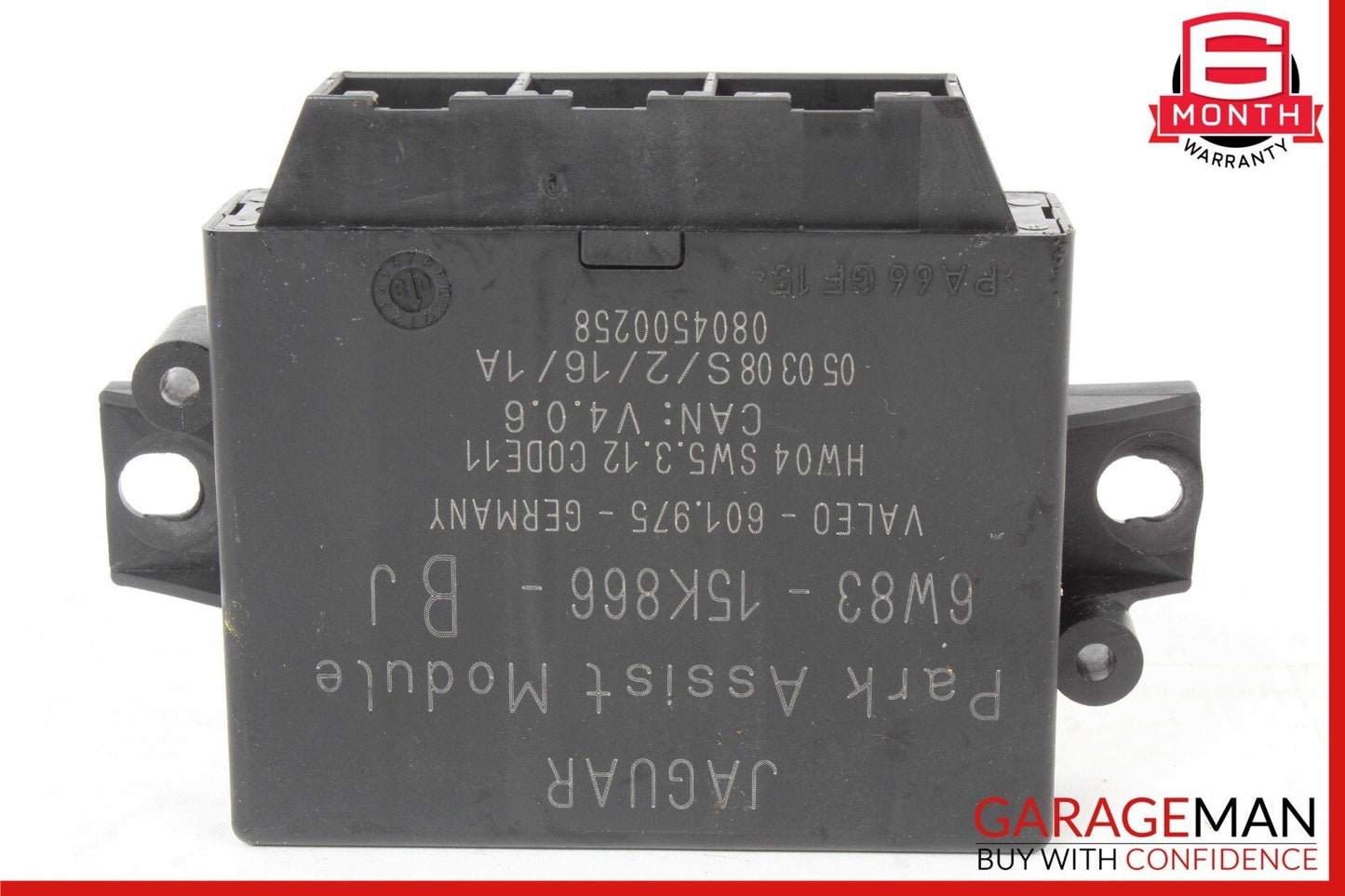 09-15 Jaguar XF X250 Parking Assist Control Module 6W8315K866BJ OEM