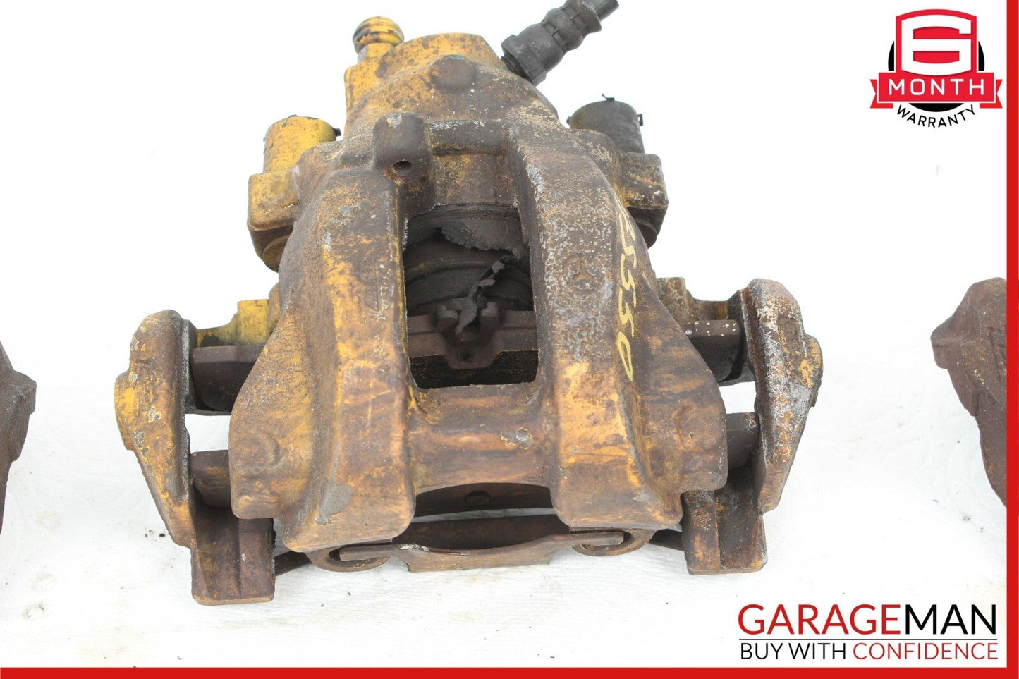 07-09 Mercedes W221 S550 Rear Left & Right Side Brake Caliper Calipers Set OEM