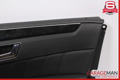 10-13 Mercedes W212 E350 E550 E400 Front Right Side Interior Door Panel Black