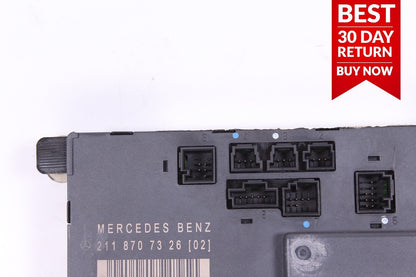 07-09 Mercedes W211 E350 E550 Front Left Driver Side Door Control Module A73 OEM