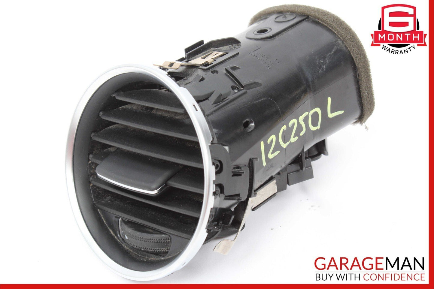 12-14 Mercedes W204 C250 C300 Dash AC A/C Air Vent Grill Left Side Black OEM