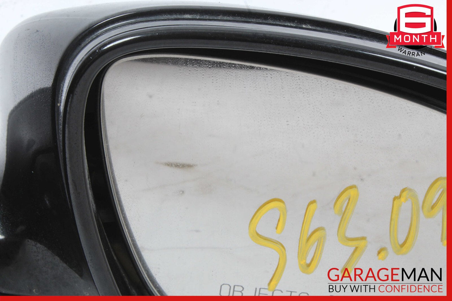 07-09 Mercedes W221 S63 S550 Right Side Mirror Door Rear View Black OEM