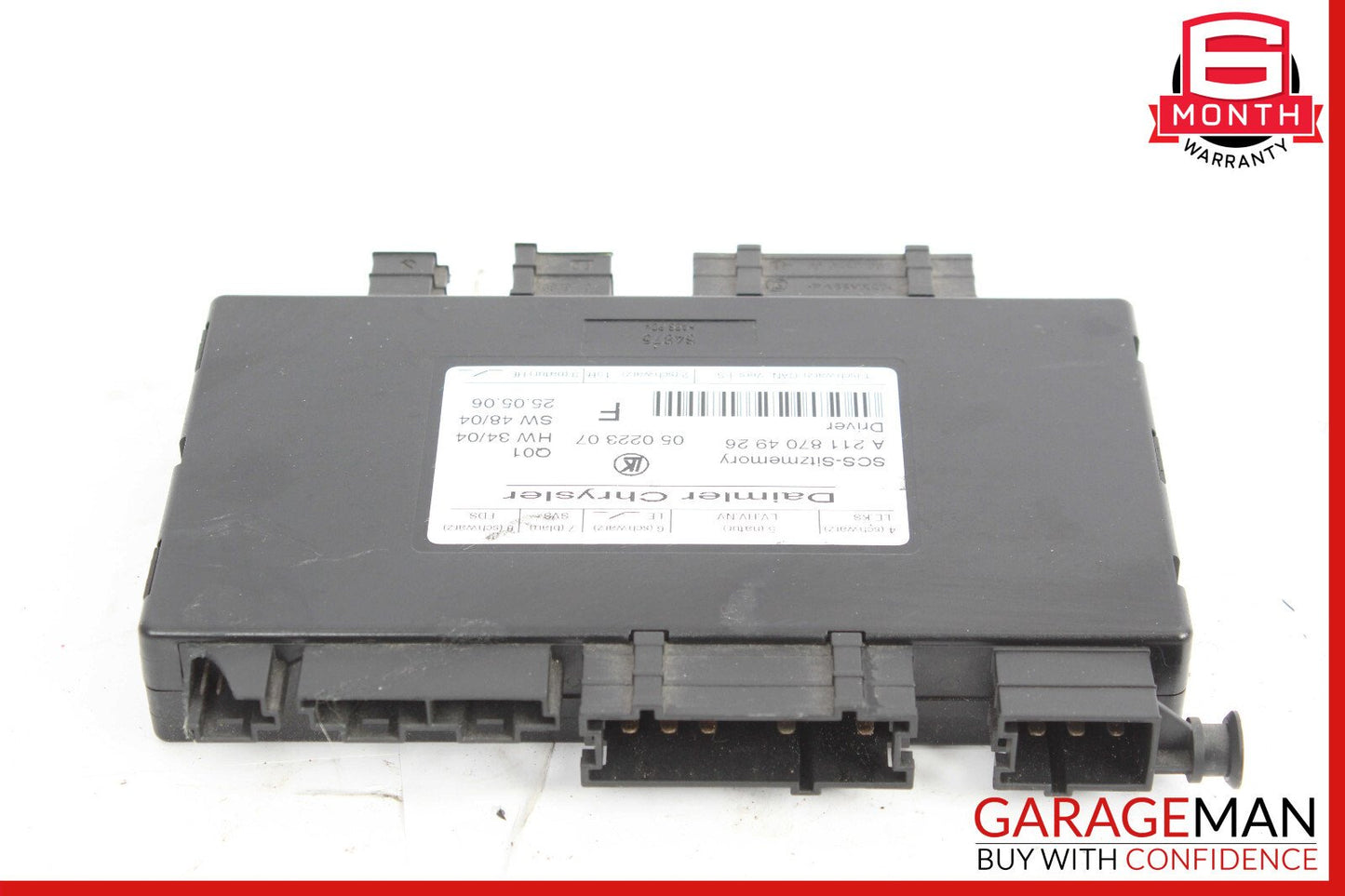 03-12 Mercedes W211 E63 AMG GL550 Seat Control Module Left Side OEM