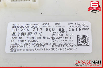 13-20 Mercedes W166 ML400 CLA250 E350 SL550 Keyless Go Entry Control Module OEM