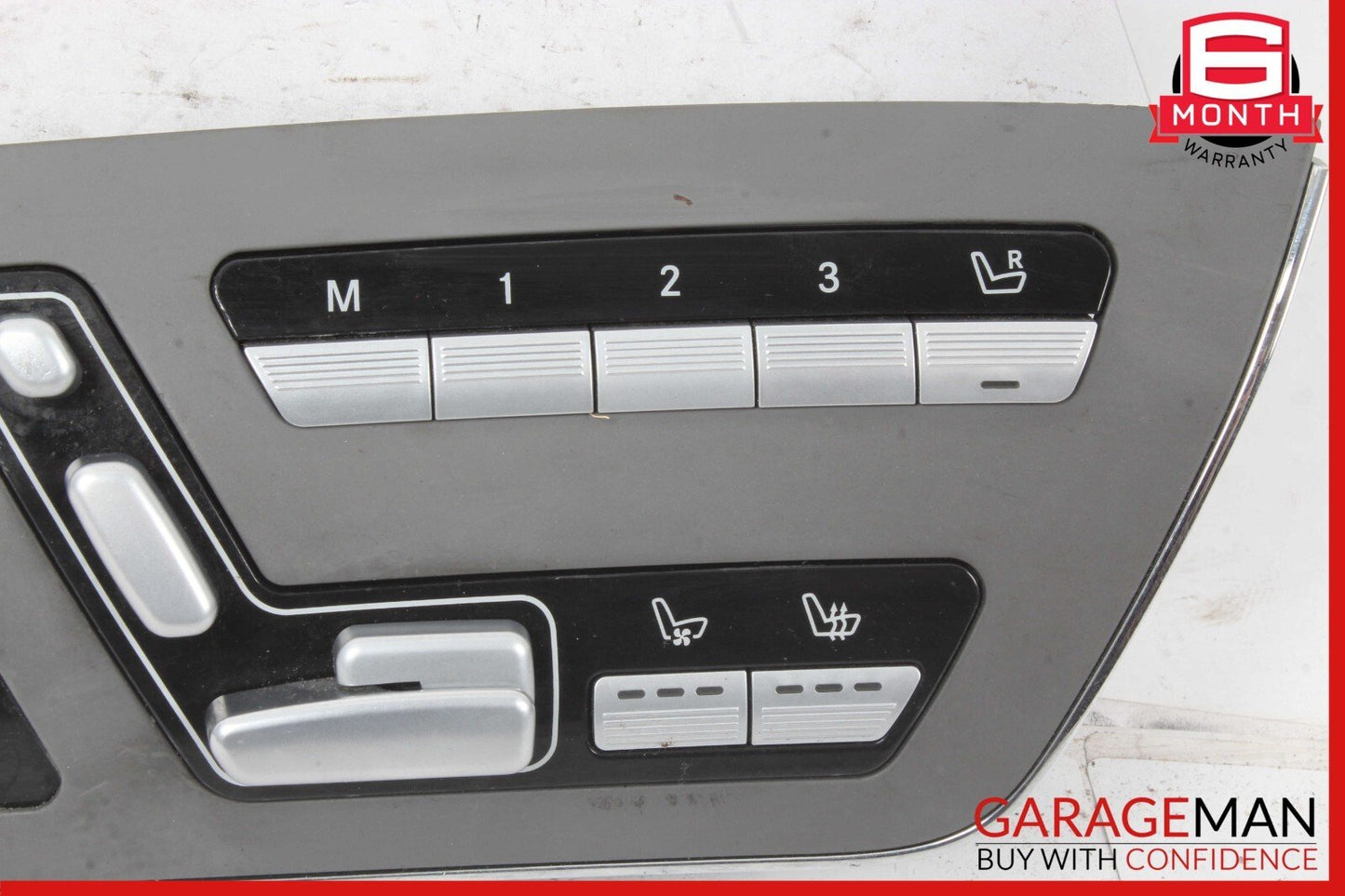 07-14 Mercedes W221 S550 CL600 Front Left Seat Control Memory Switch Trim Assy