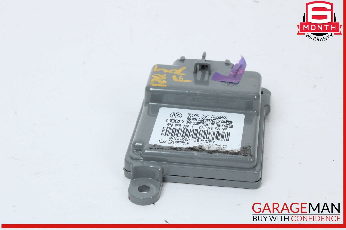 09-17 Audi Q5 Front Right Passenger Side Seat Occupant Detection Sensor Module