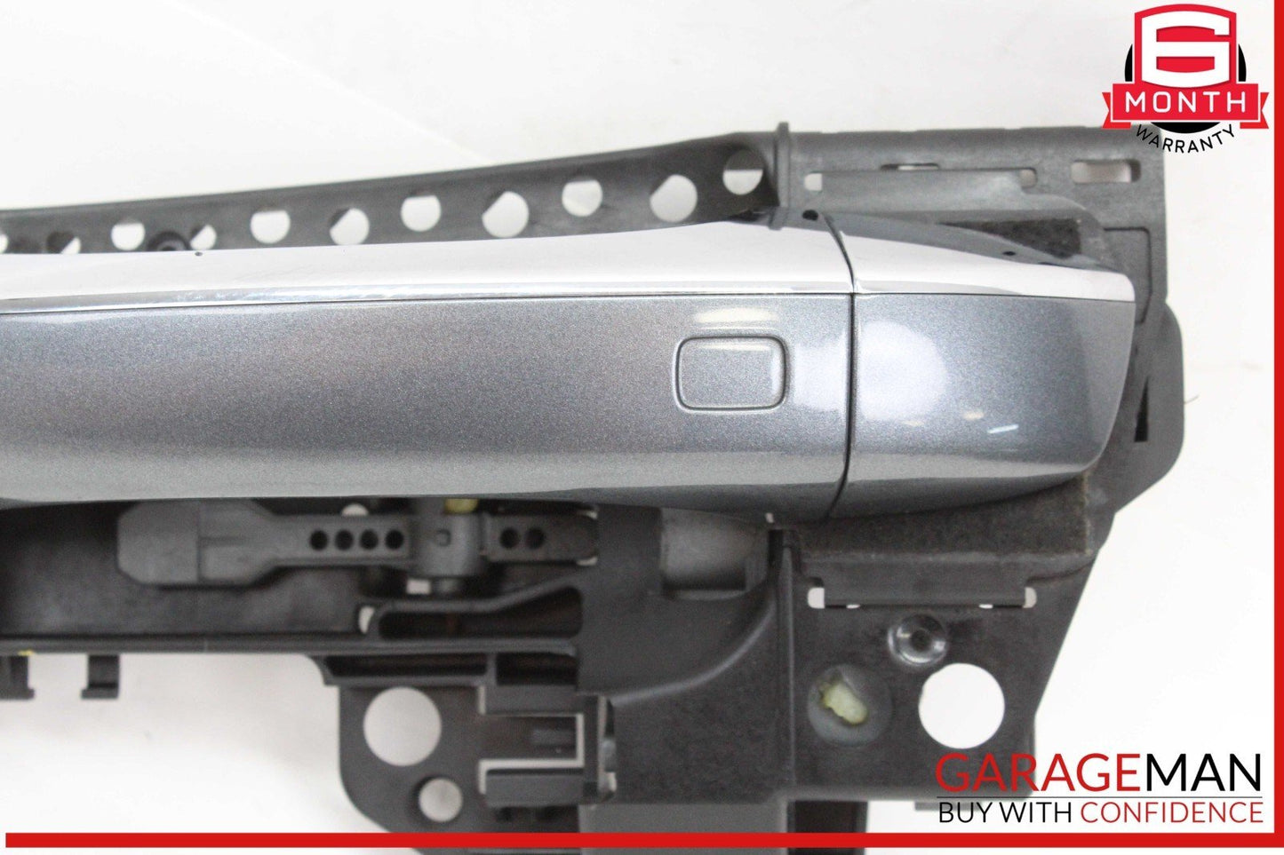 11-18 Audi A8 S8 Rear Left Driver Side Exterior Door Handle Gray 4H0839885 OEM