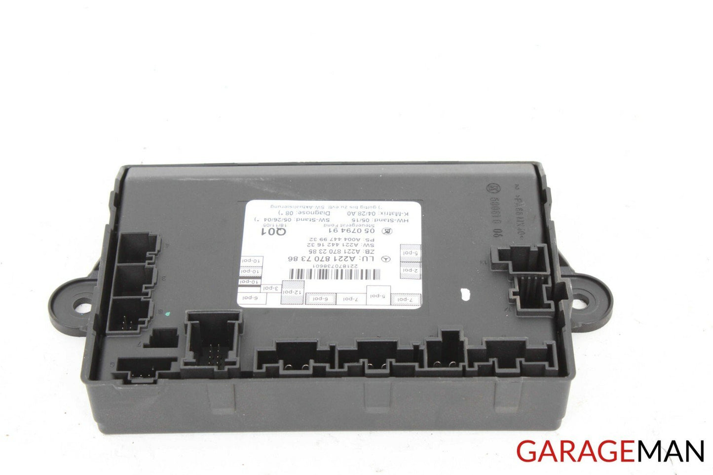 07-13 Mercedes-Benz S550 W221 Left Side Door Trim Rear Right or Left Side Door Control Module  2218707386 OEM