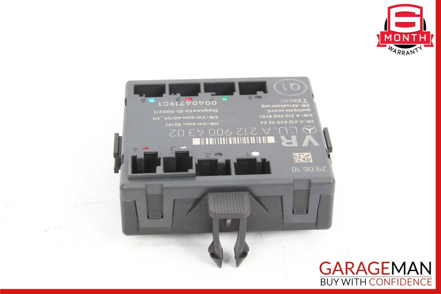08-18 Mercedes W204 C350 E350 E550 Front Right Side Door Control Module Unit
