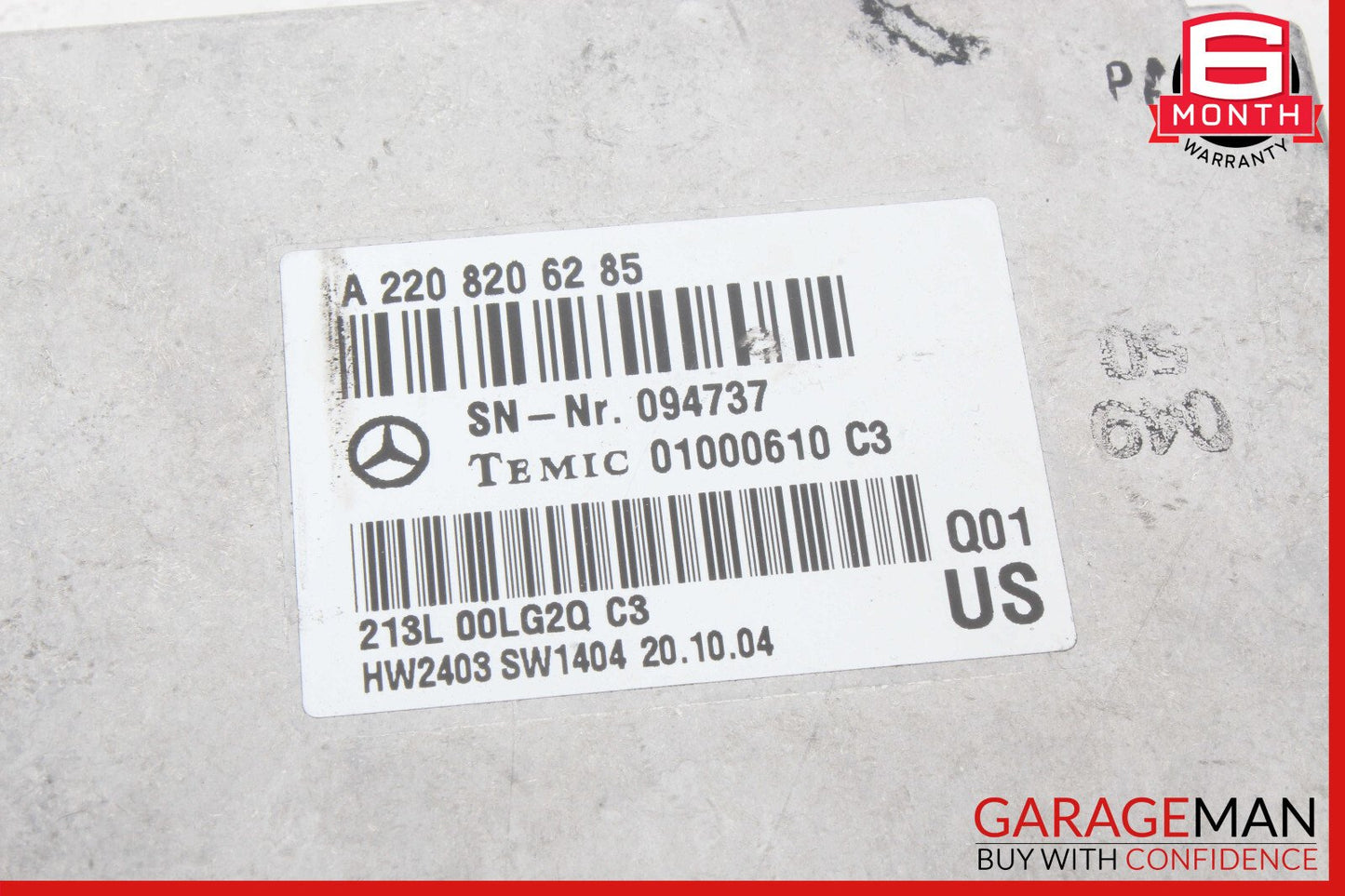 03-06 Mercedes W215 CL600 S600 SL55 Voice Control Module Unit OEM