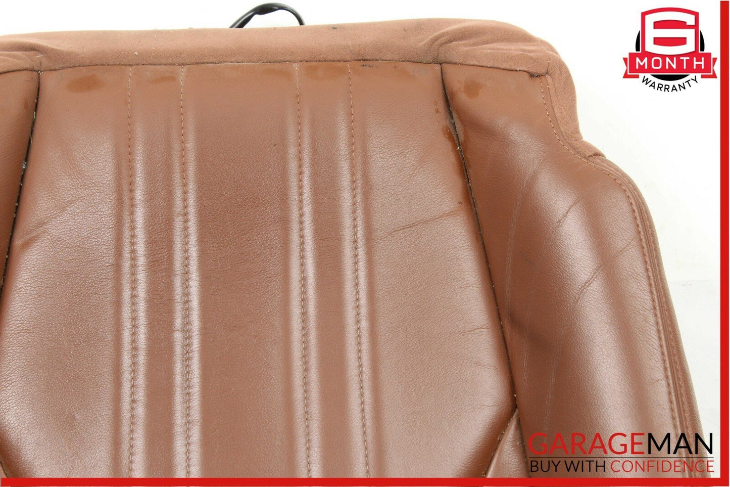 14-17 Maserati Ghibli Front Left Driver Side Lower Bottom Seat Cushion Brown