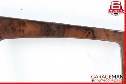 08-14 Mercedes C250 E350 E550 Center Console Shift Shifter Bezel Trim Wood OEM