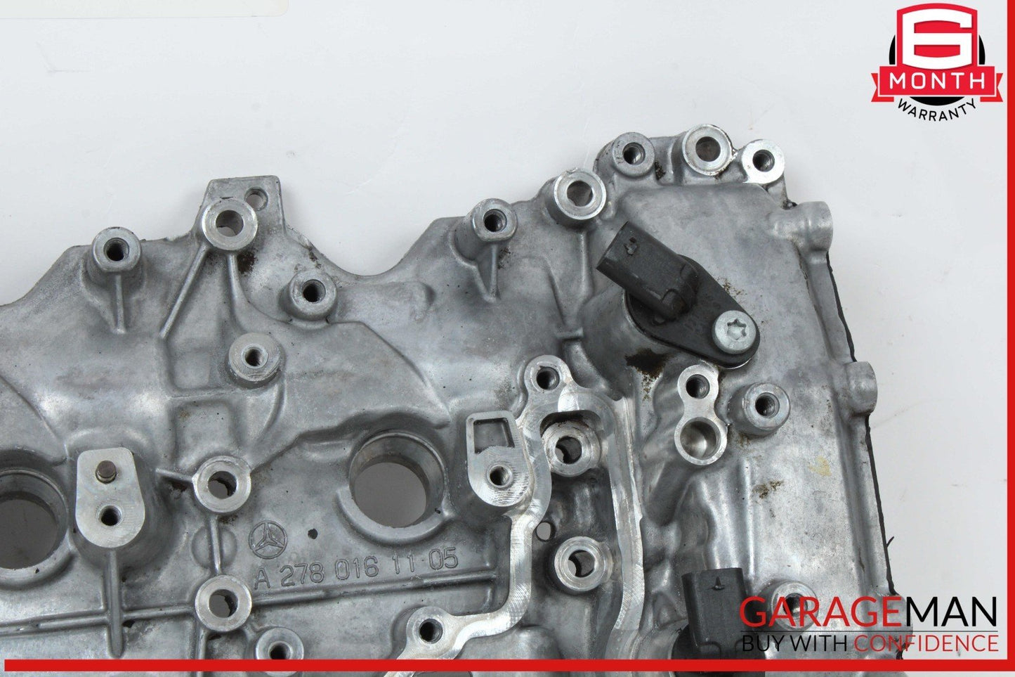 11-20 Mercedes X166 GL450 E550 S550 Left Side Engine Cylinder Head Valve Cover
