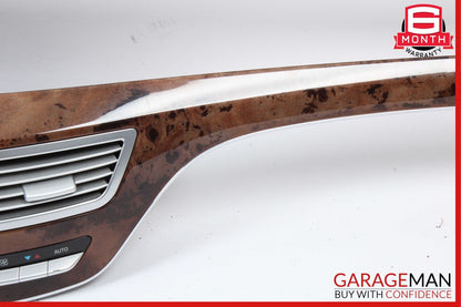07-09 Mercedes W221 S550 Center Dashboard A/C Heater Switch Bezel Trim Assembly