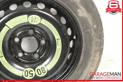 08-14 Mercedes W204 C250 C300 Emergency Spare Tire Donut Wheel Rim 125 90 16"