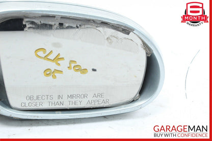 03-09 Mercedes W209 CLK500 Front Right Side Mirror Rear View Tellurium Silver
