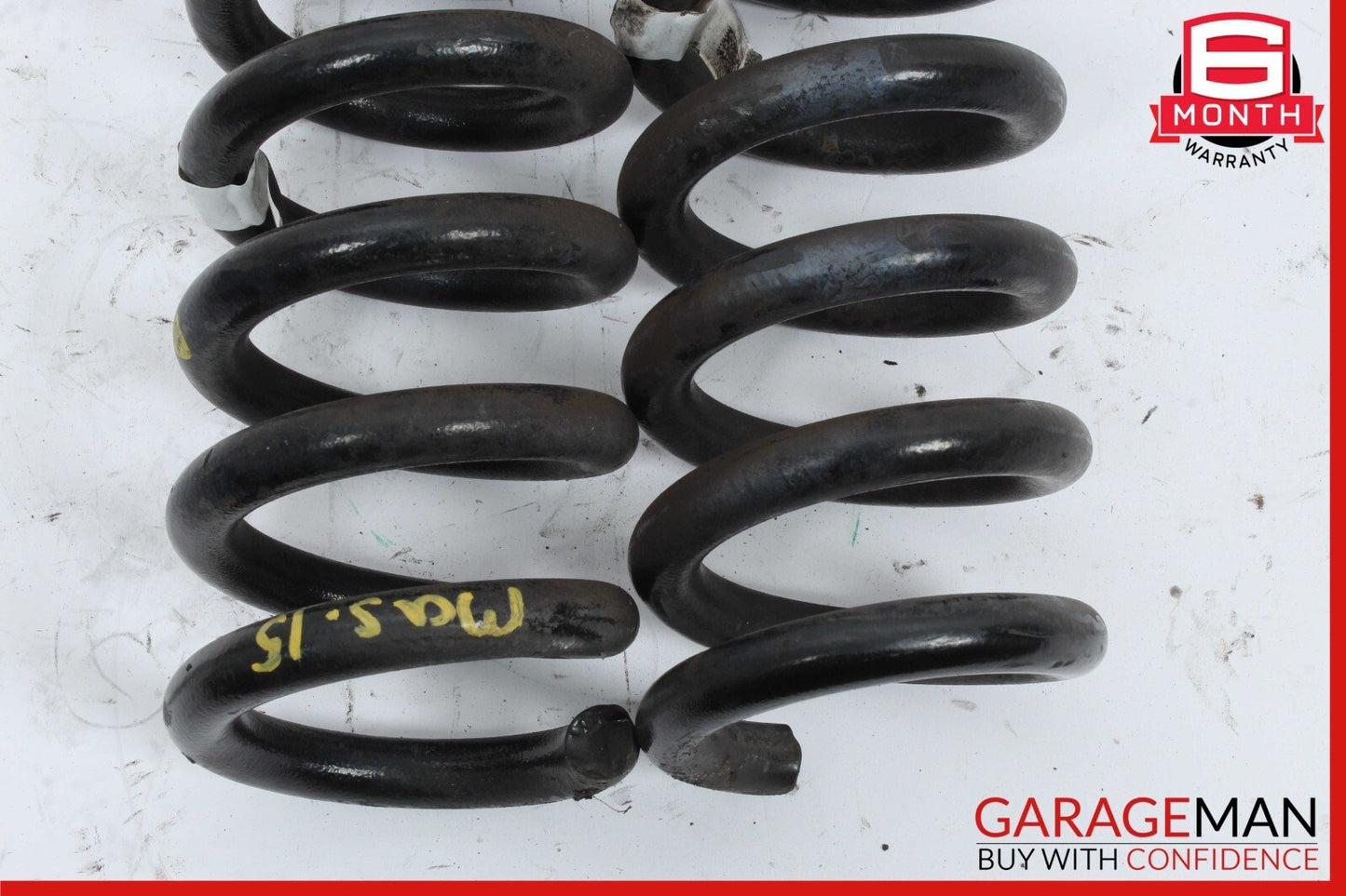 14-17 Maserati Ghibli Rear Right & Left Suspension Coil Spring Absorber Set OEM