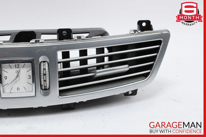 07-13 Mercedes W221 S500 S450 Front Center Dash AC A/C Air Vent Trim Clock Assy