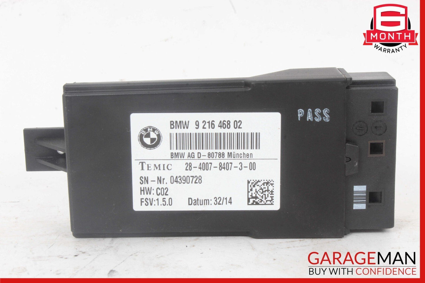 14-17 BMW I3 Right / Left Side Seat Controller Module Unit 921646802 OEM