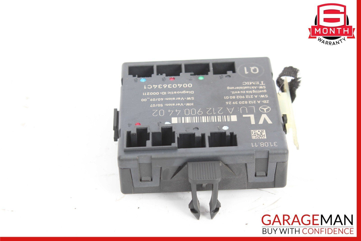 08-18 Mercedes W212 E350 SLK350 Front Left Side Door Control Module Unit OEM