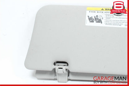 06-12 Mercedes X164 GL550 ML450 Front Right Side Sun Visor Sunvisor Cover Grey