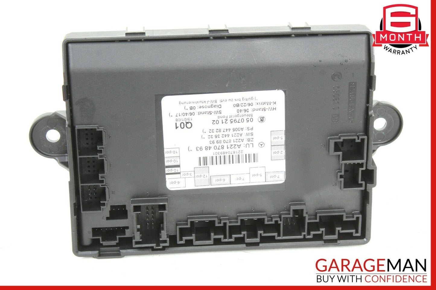 07-13 Mercedes W221 S550 S63 AMG Rear Right Door Control Module OEM
