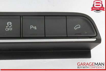 15-18 Audi Q3 Center Dashboard Bezel Park Assist Hill Descent Control Switch OEM