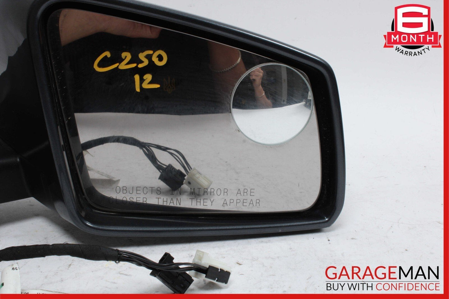 12-14 Mercedes W204 C250 C350 Sedan Front Right Side Rear View Door Mirror OEM