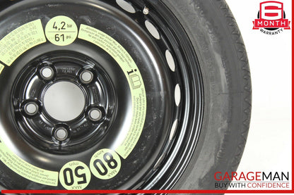 10-17 Mercedes W207 E350 C250 Coupe Donut Spare Tire Wheel Rim 135 80 17" OEM